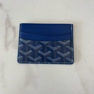 Blue card holder